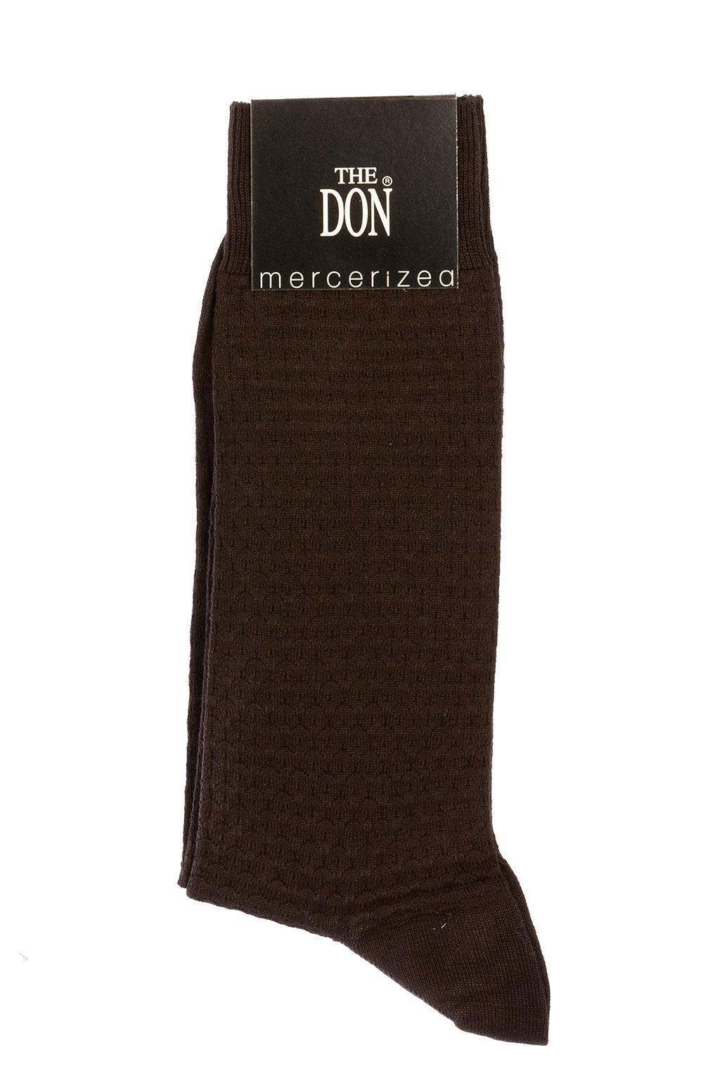 The DON Merserize Desenli Erkek Çorap K.Kahve K.KAHVE - 43 - 46