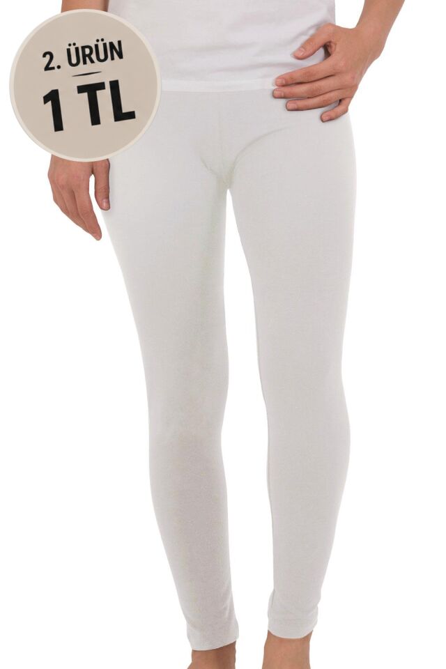 The DON Leggings Kadın Tayt Beyaz