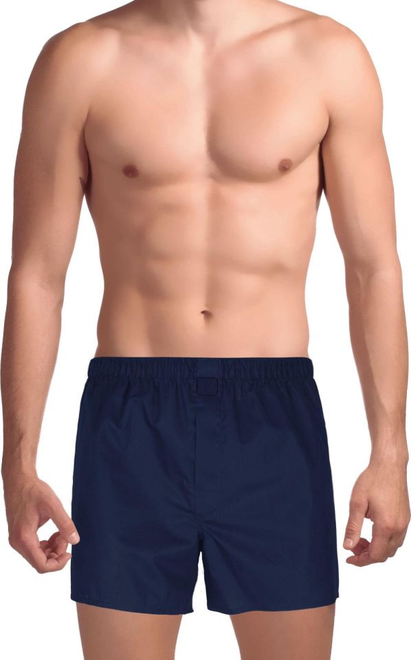 The DON Poplin Erkek Boxer Açık Lacivert