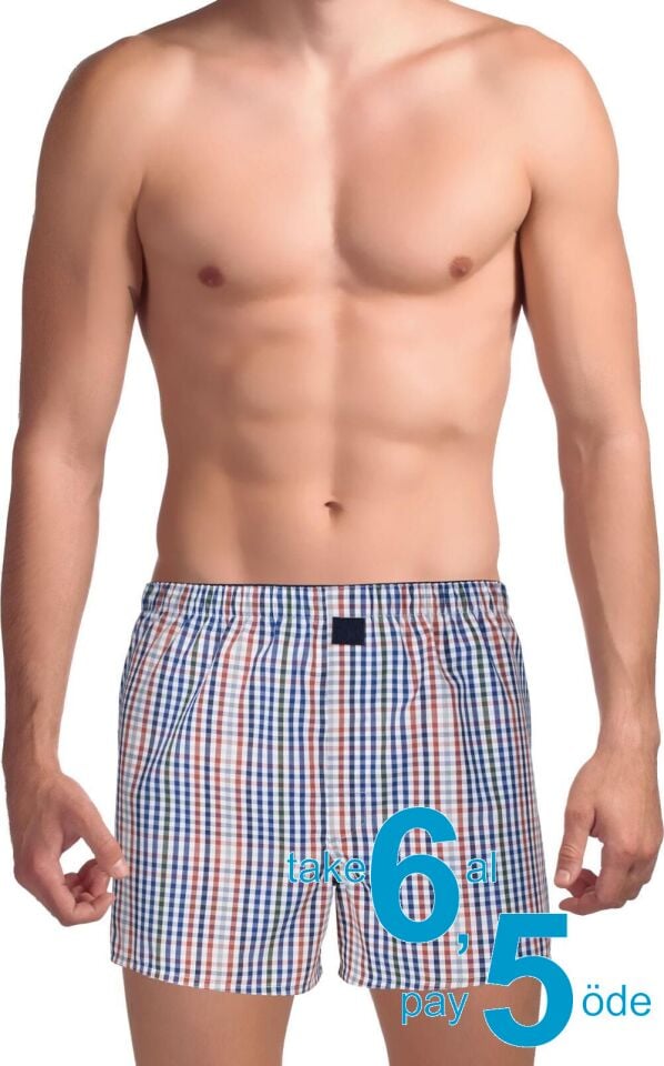 The DON Poplin Erkek Boxer Av Köşkü Ekose