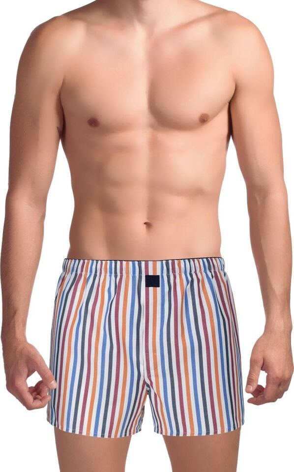 The DON Poplin Erkek Boxer Regetta Çizgili