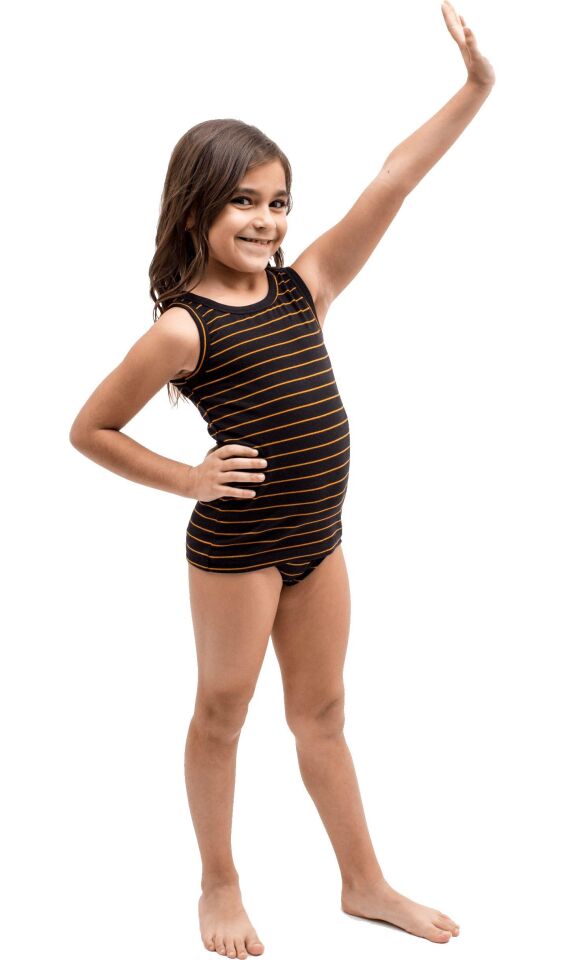 The DON Aile Kız Çocuk Atlet-Slip Takımı Desen 3