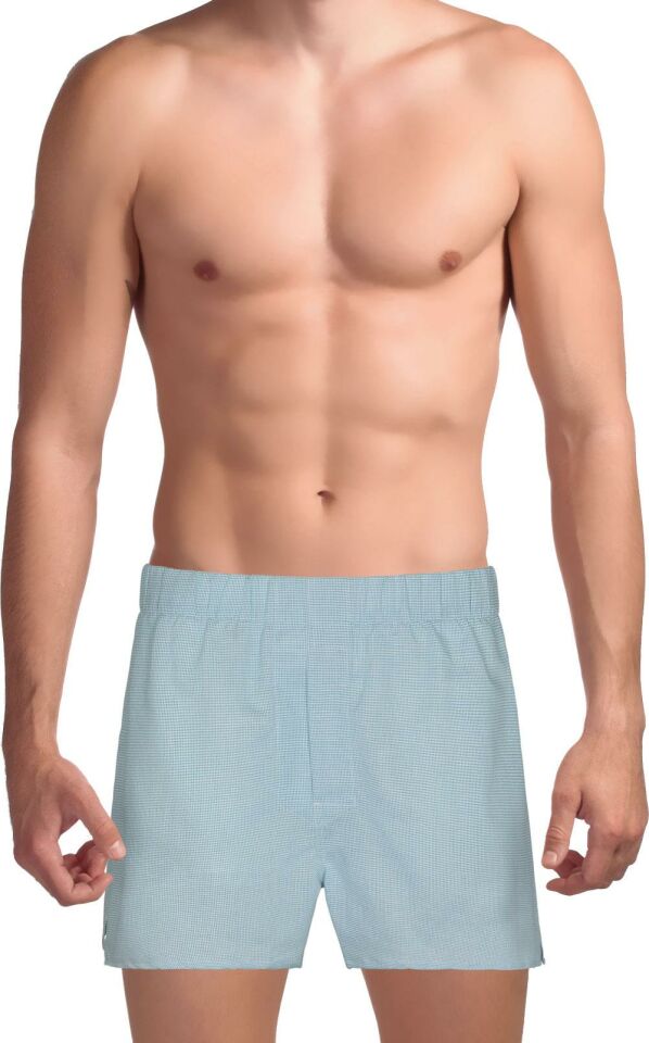 The DON Exclusive Yırtmaçlı Erkek Boxer Resif Yeşili