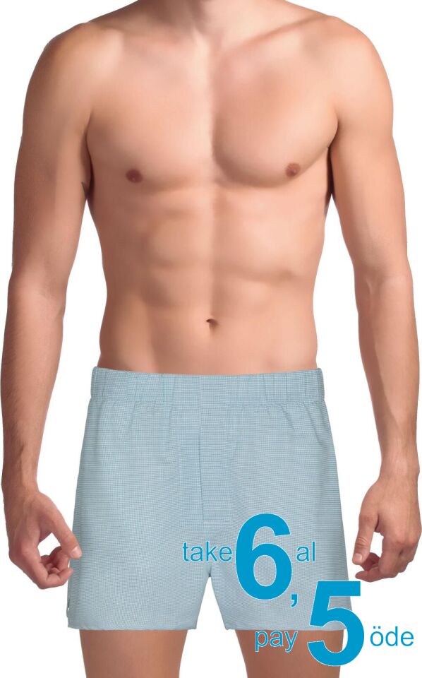 The DON Exclusive Yırtmaçlı Erkek Boxer Resif Yeşili