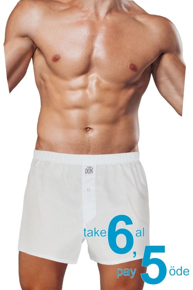 The DON Yırtmaçlı Erkek Boxer Desen 7