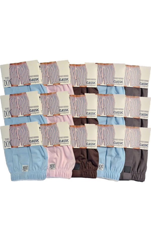 The DON Poplin Erkek Boxer 15'li Paket 15P6 (XL)