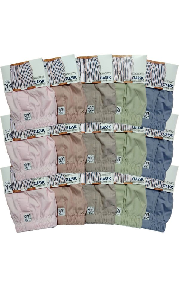 The DON Poplin Erkek Boxer 15'li Paket 15P6 (XL)