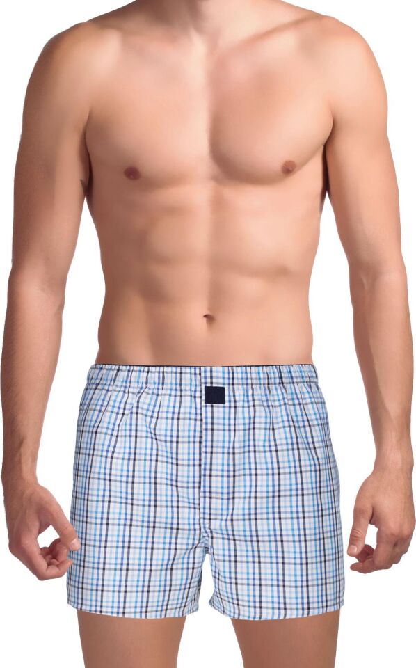 The DON Poplin Erkek Boxer Liman Ekose
