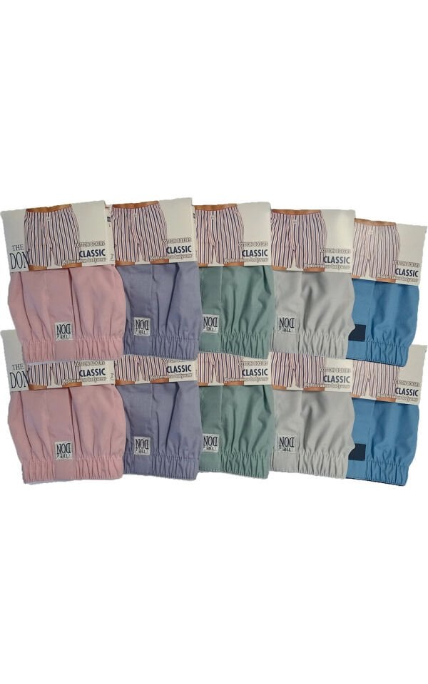 The DON Poplin Erkek Boxer 10'lu Paket 10P7 (L)