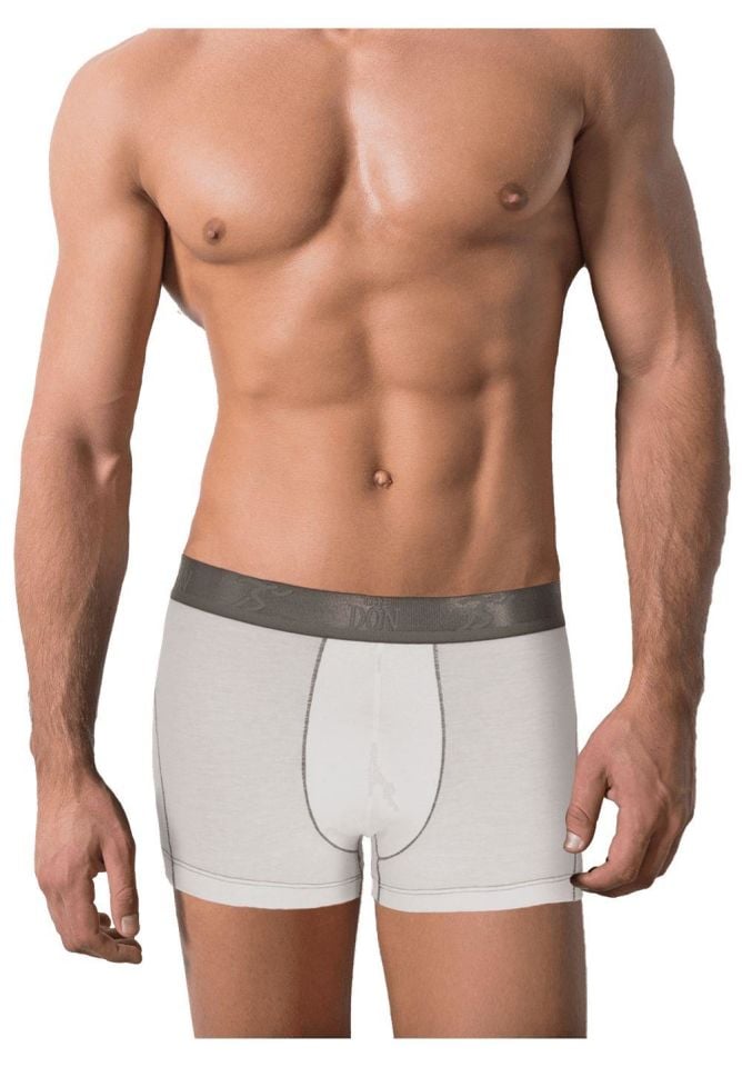 The DON Bambu Sport Erkek Boxer Düz Beyaz