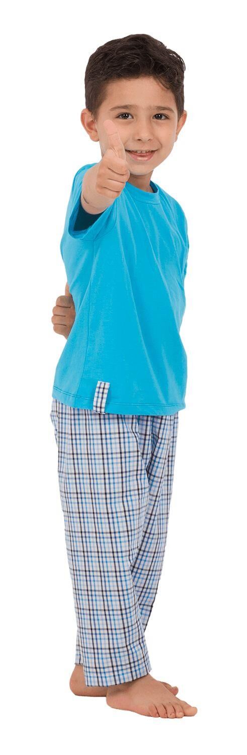 The DON Baba-Oğul Model Erkek Çocuk Yarım Kollu Tişört & Uzun Eşofman Altı Takımı Desen 1