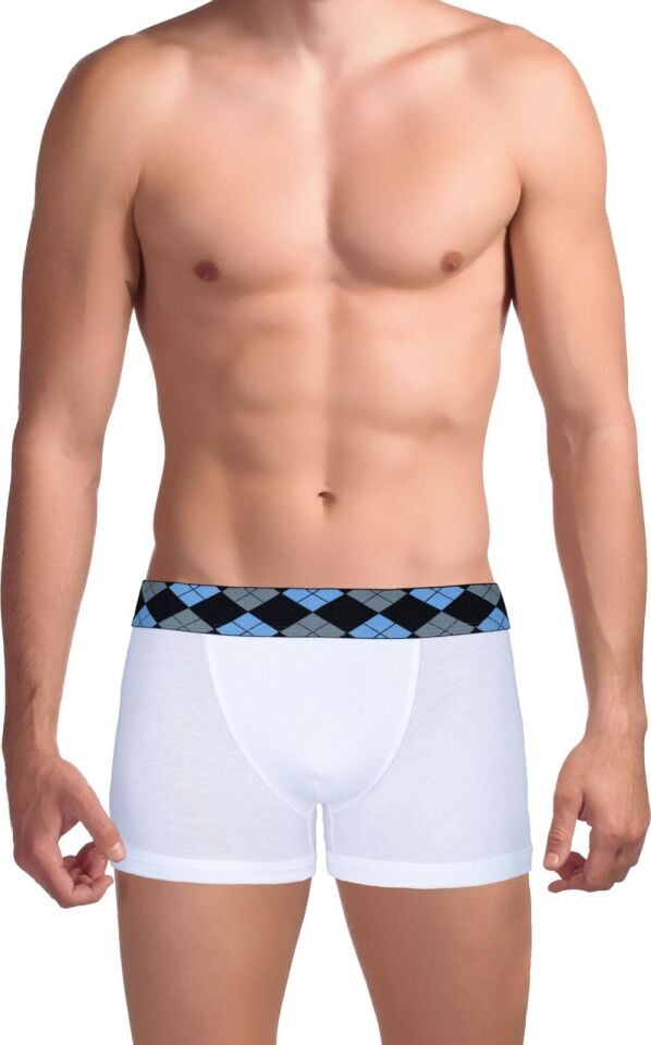 The DON Innovative Süprem Erkek Trunk Boxer Beyaz