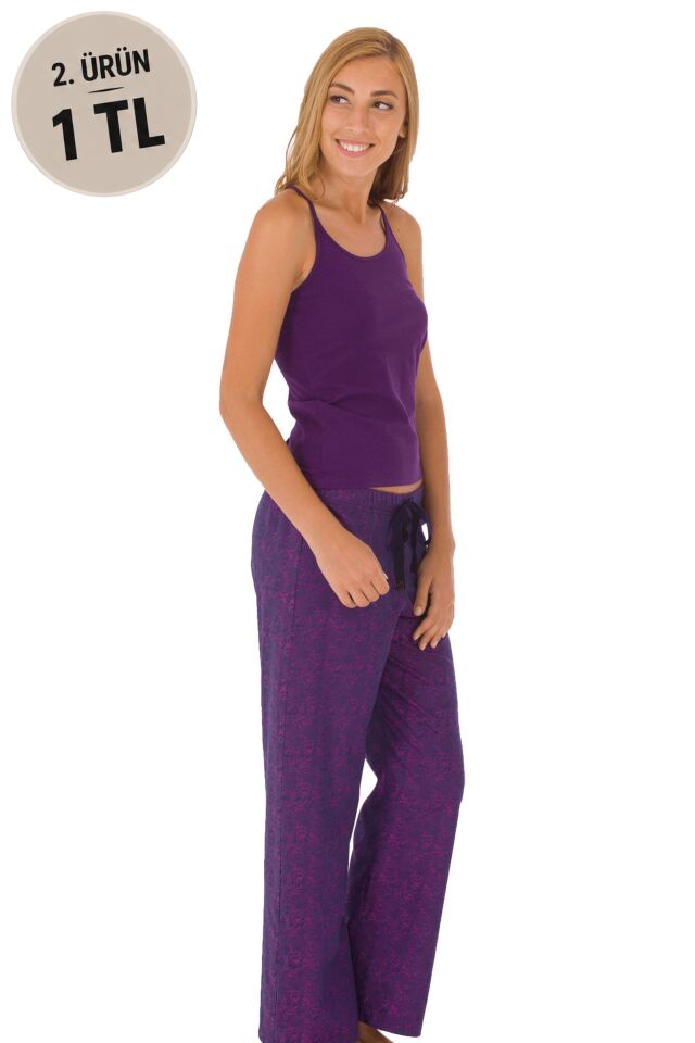 The DON Kadın Tembel Pantolon Desen 23