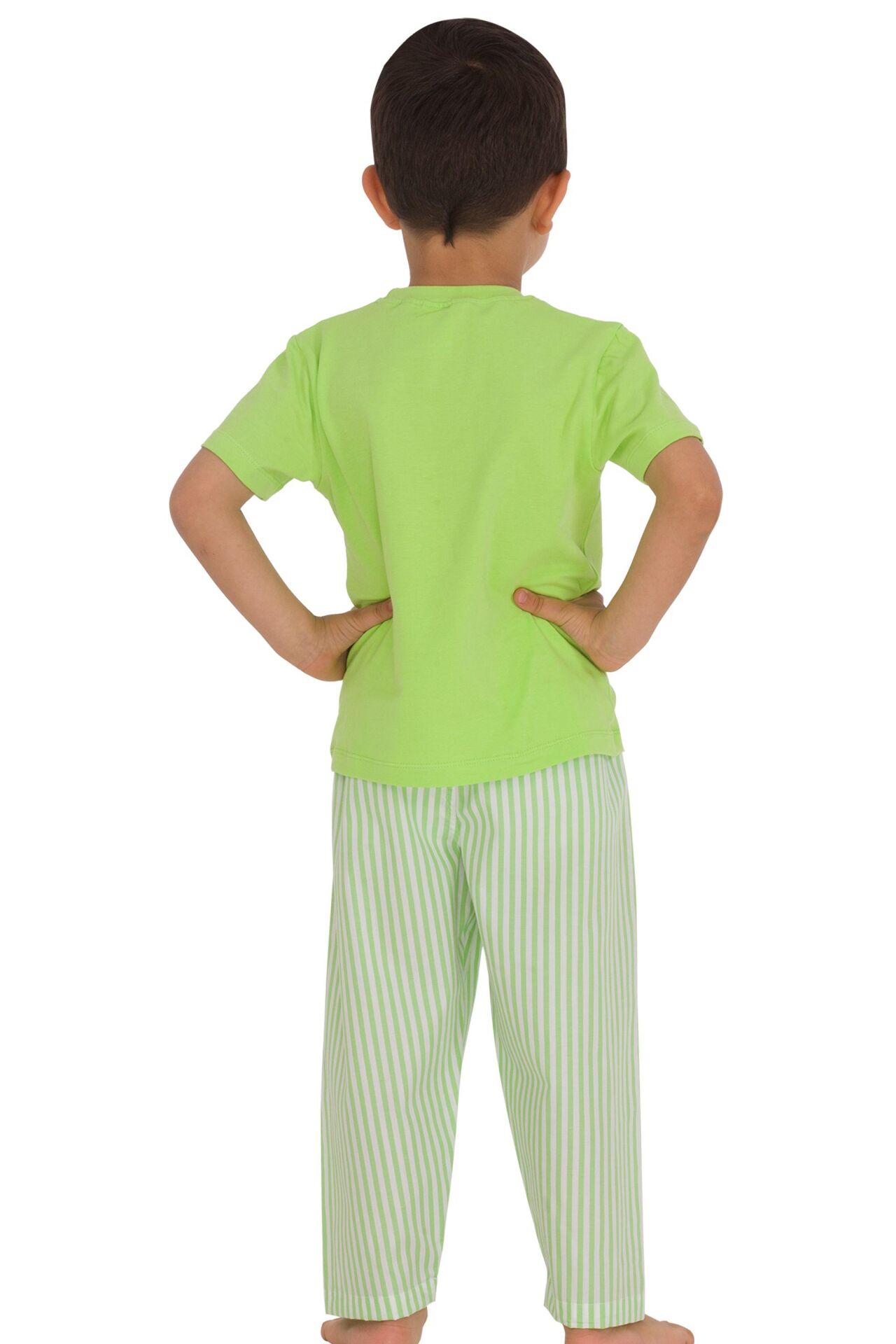 The DON Baba-Oğul Model Erkek Çocuk Yarım Kollu Tişört & Uzun Eşofman Altı Takımı Desen 2