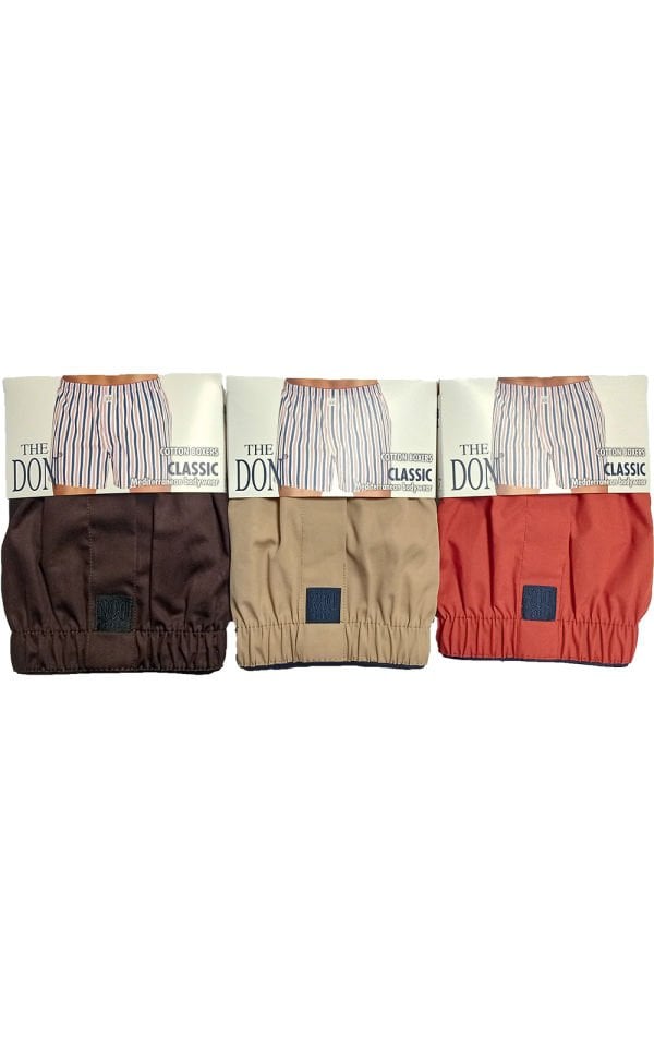 The DON Poplin Erkek Boxer 3'lü Paket 3P2 (XL)