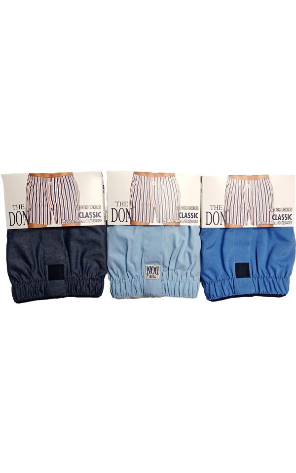 The DON Poplin Erkek Boxer 3'lü Paket 3P3 (XXL)