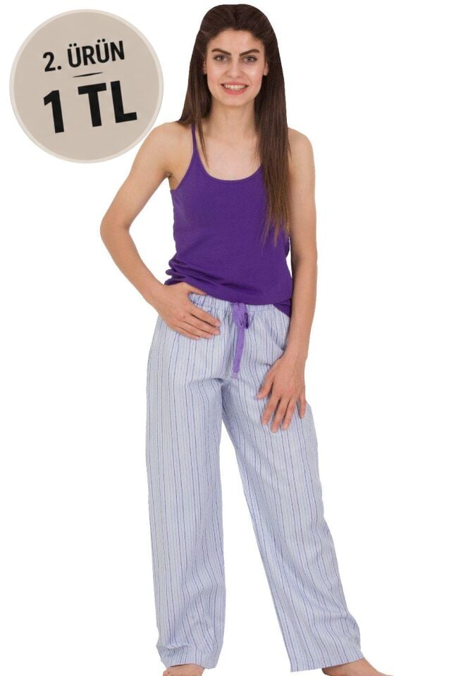 The DON Kadın Tembel Pantolon Desen 32
