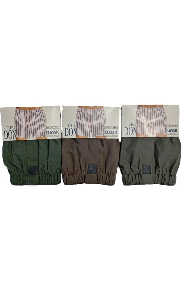 The DON Poplin Erkek Boxer 3'lü Paket 3P4 (XL)
