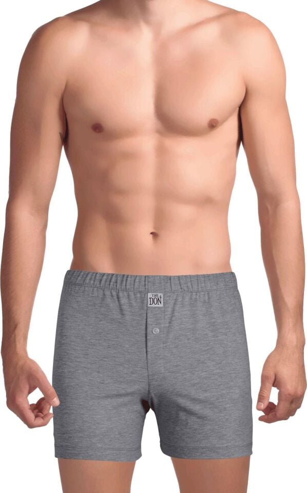 The DON Traditional Erkek Boxer Şort A.Gri