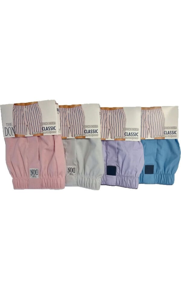 The DON Poplin Erkek Boxer 4'lü Paket 4P1 (XL)