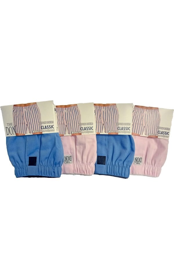The DON Poplin Erkek Boxer 4'lü Paket 4P2 (L)