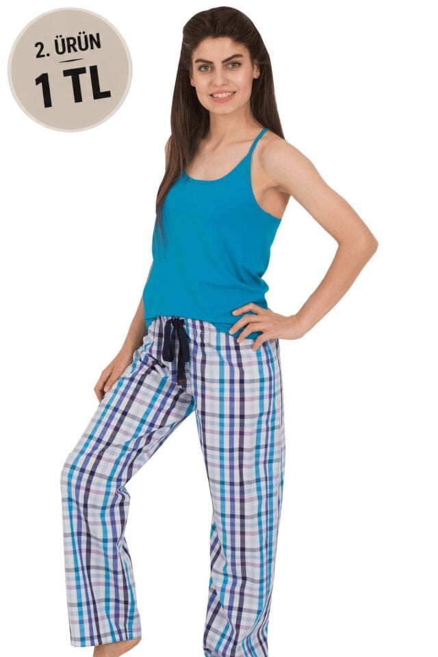 The DON Kadın Tembel Pantolon Desen 43