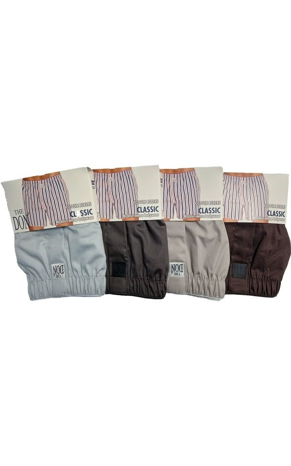 The DON Poplin Erkek Boxer 4'lü Paket 4P2 (XXL)