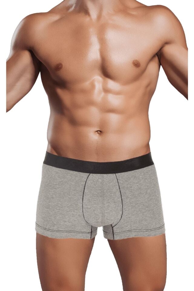 The DON Bambu Erkek Boxer Gri Melanj