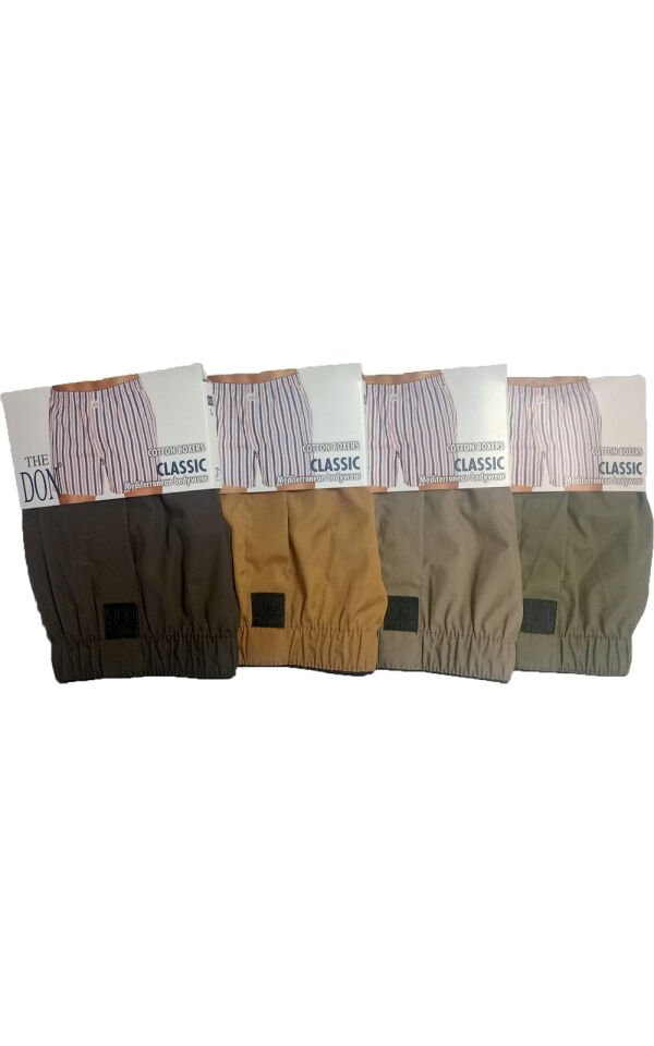 The DON Poplin Erkek Boxer 4'lü Paket 4P4 (L)