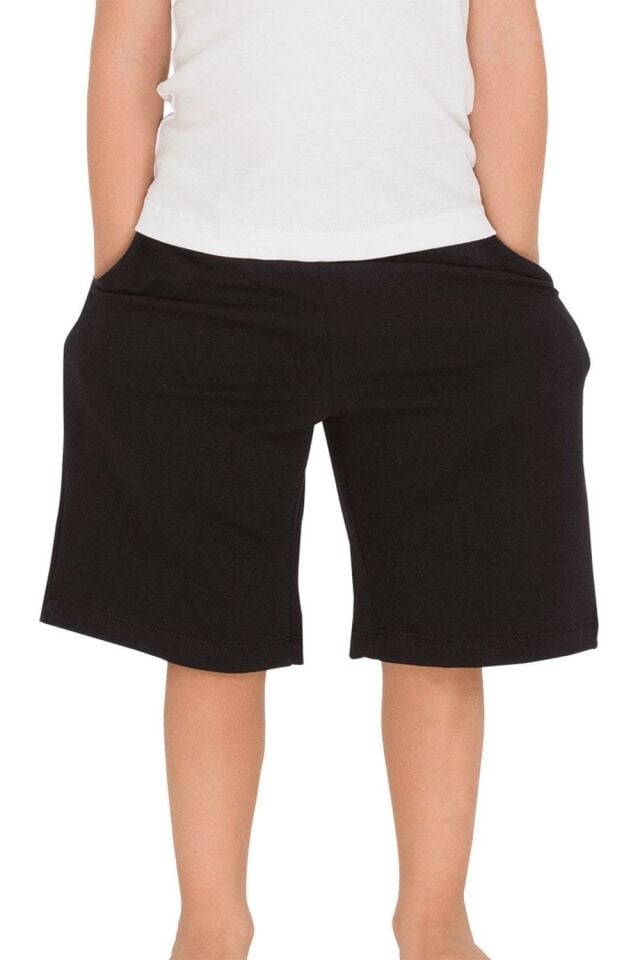 The DON Erkek Çocuk Uzun Şort Siyah