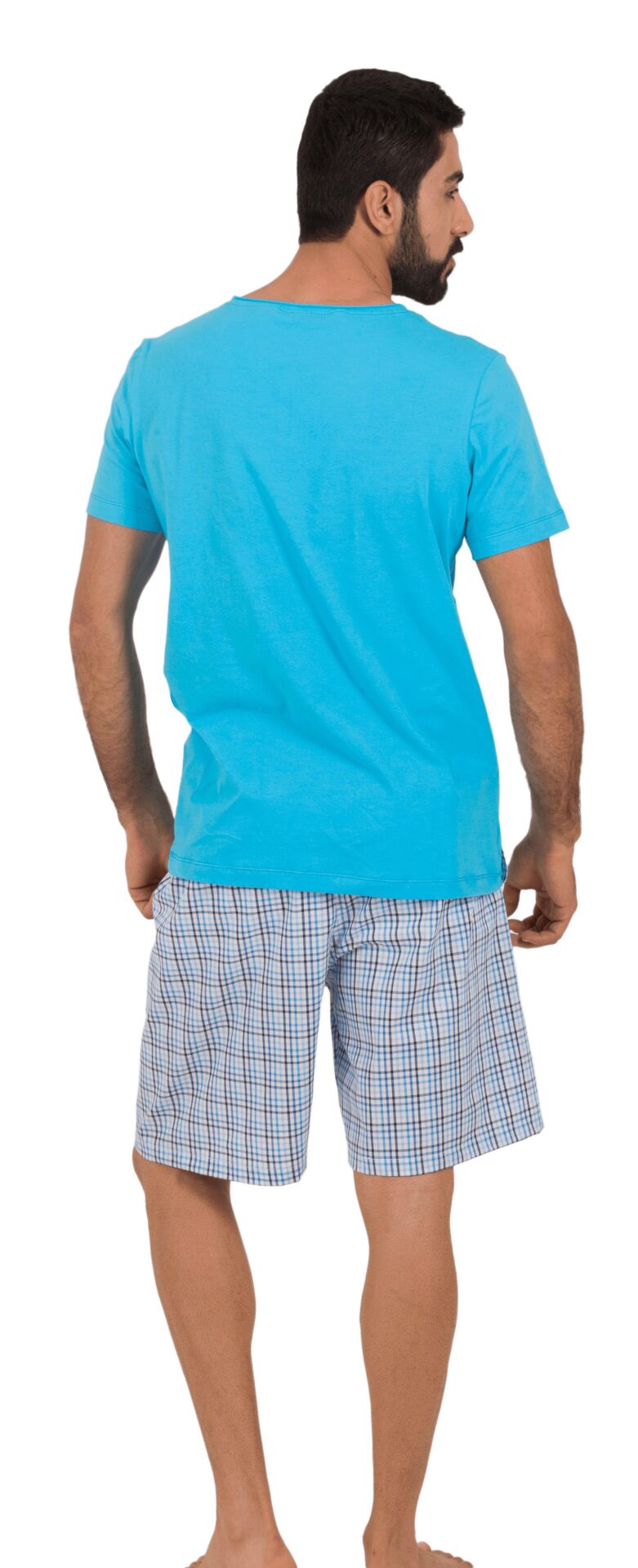 The DON Baba-Oğul Model Erkek Şort-Tişört Takımı Desen 1