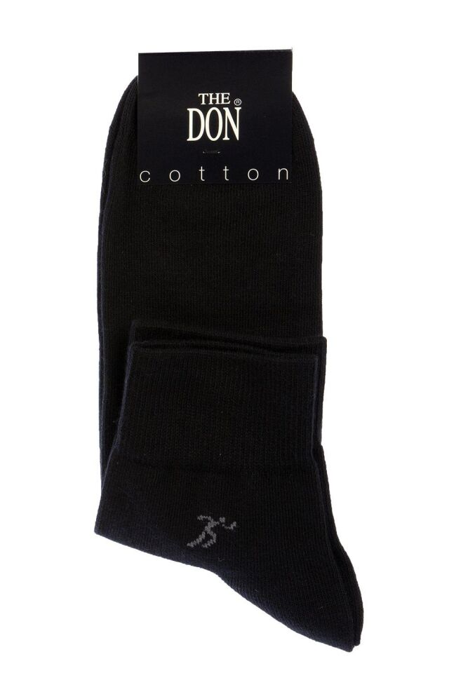 The DON Yarım Konçlu Erkek Çorap Siyah