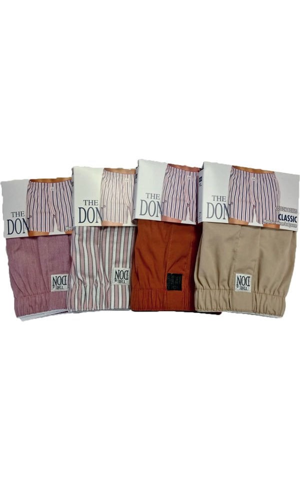 The DON Poplin Erkek Boxer 4'lü Paket 4P5 (XL)