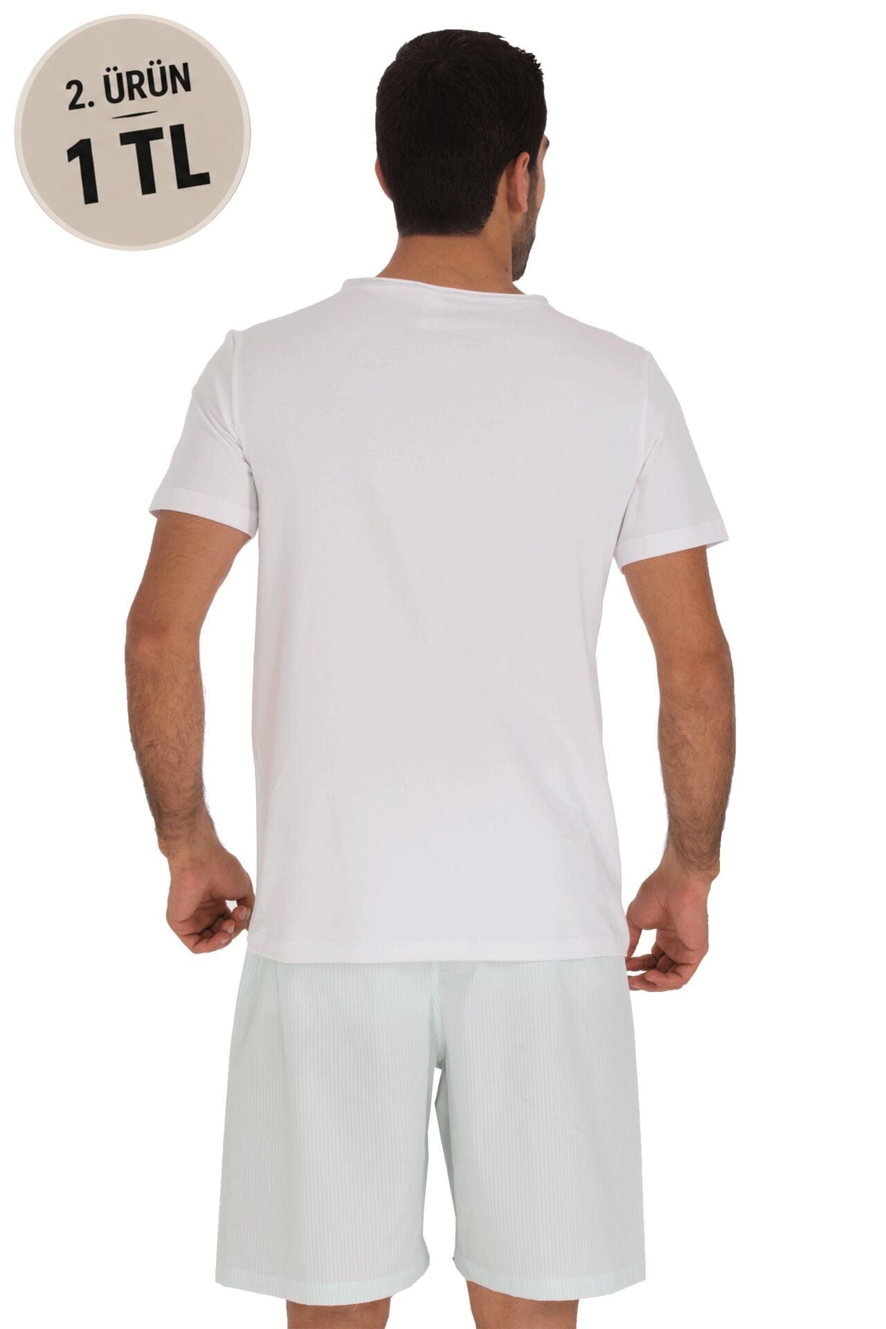 The DON Baba-Oğul Model Erkek Şort-Tişört Takımı Desen 3