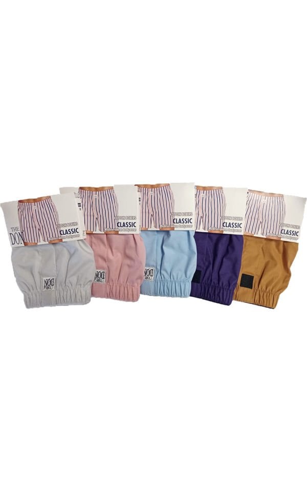 The DON Poplin Erkek Boxer 5'li Paket 5P1 (M)