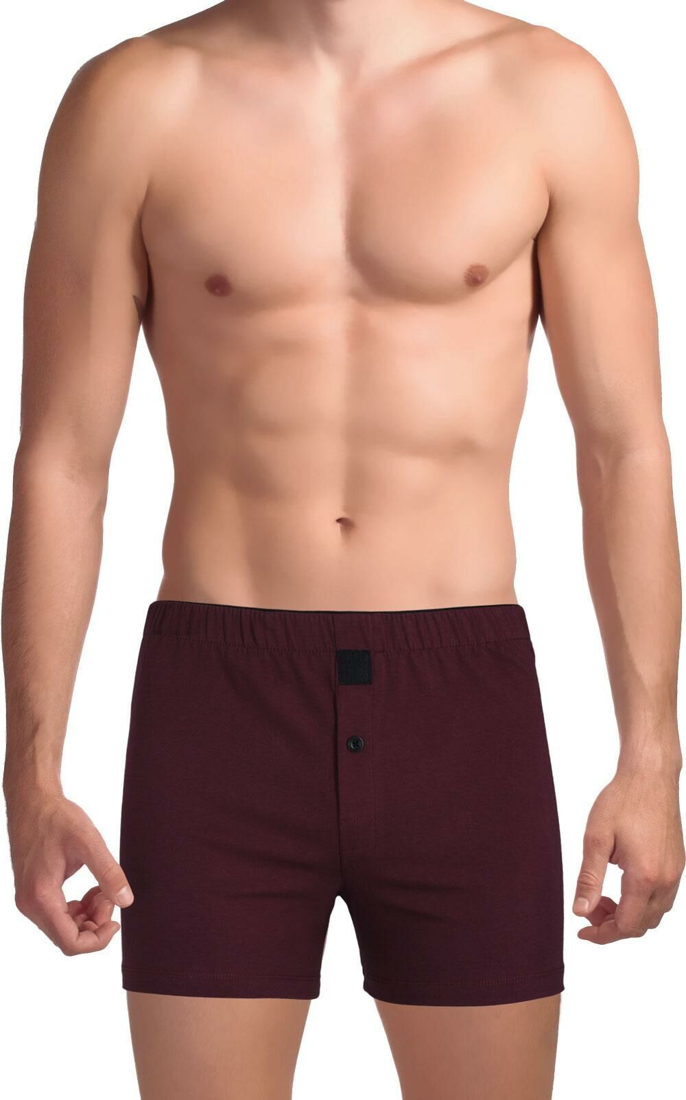 The DON Organik Jersey Penye-Örme Erkek Boxer Mürdüm MÜRDÜM - 3XL