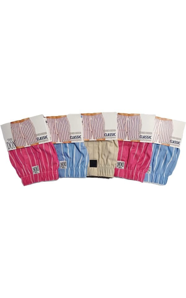 The DON Poplin Erkek Boxer 5'li Paket 5P2 (S)
