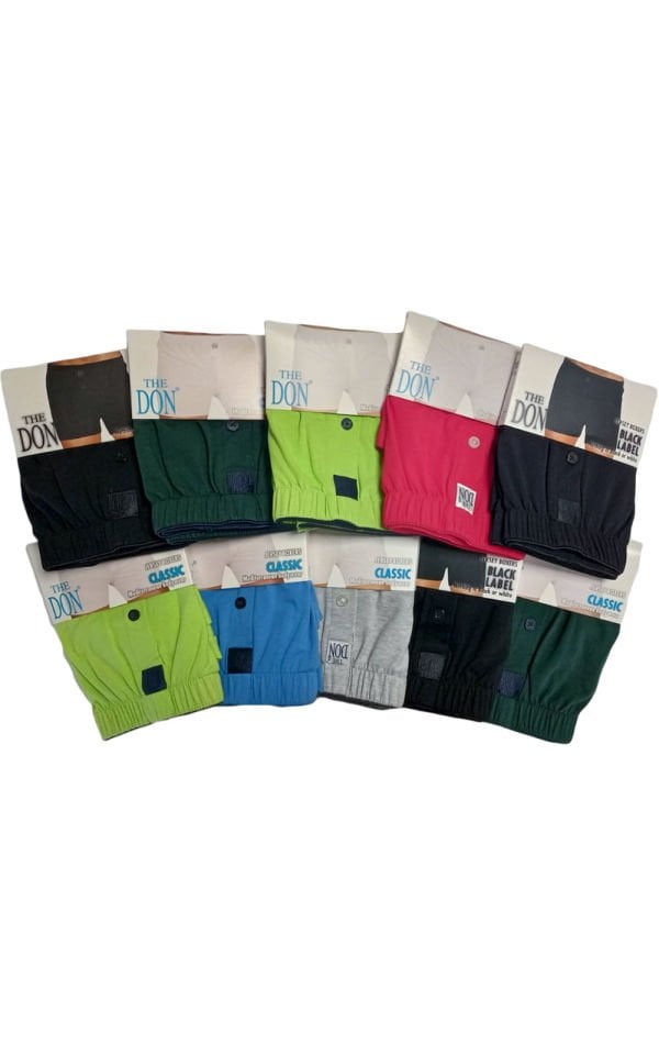 The DON Jersey Penye-Örme Erkek Boxer 10'lu Paket 10P6 (XXL)