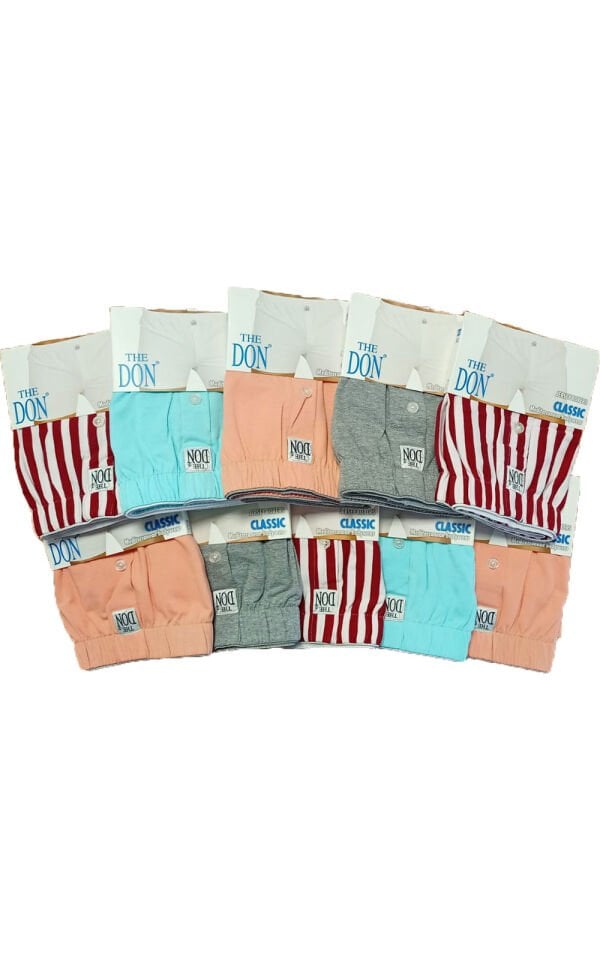 The DON Jersey Penye-Örme Erkek Boxer 10'lu Paket 10P6 (XXL)
