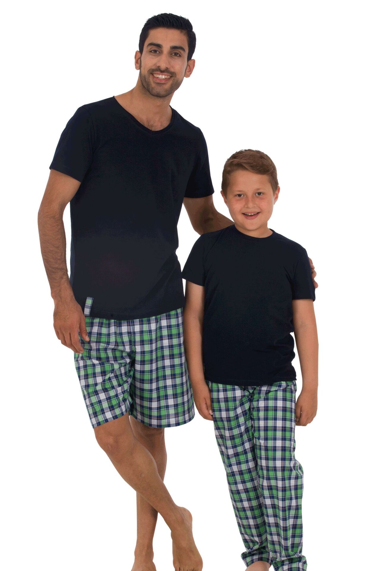 The DON Baba-Oğul Model Erkek Şort-Tişört Takımı Desen 7