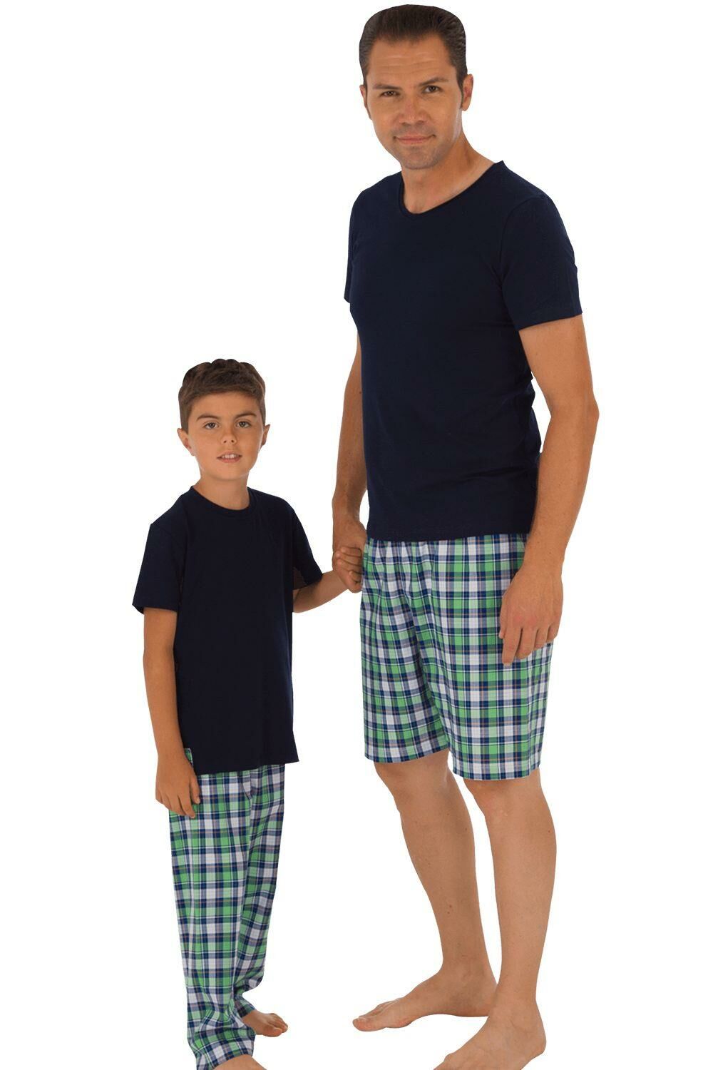 The DON Baba-Oğul Model Erkek Şort-Tişört Takımı Desen 7