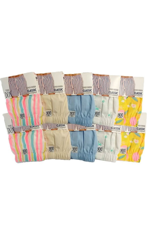 The DON Poplin Erkek Boxer 10'lu Paket 10P10 (M)
