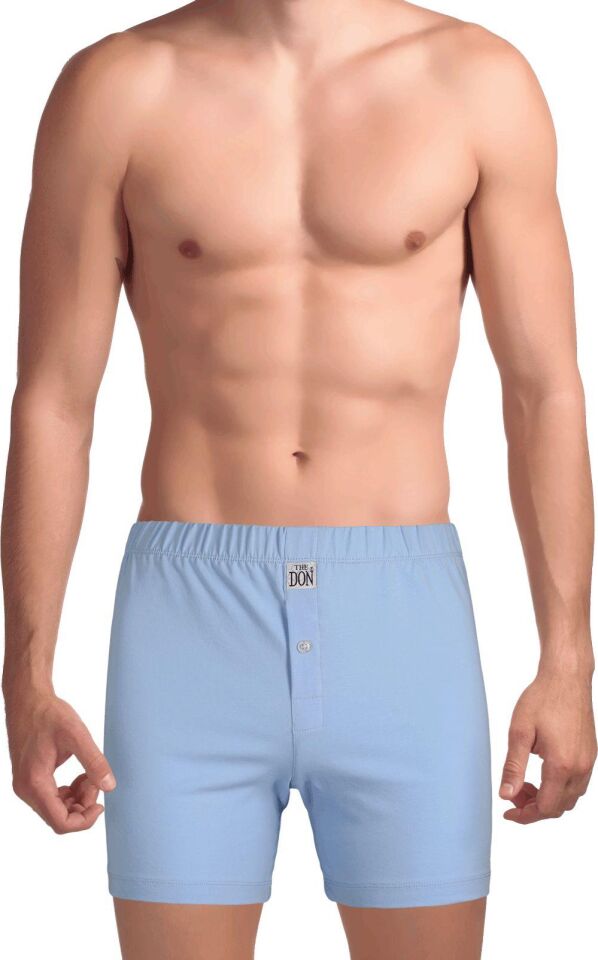 The DON Traditional Erkek Boxer Şort A.Mavi