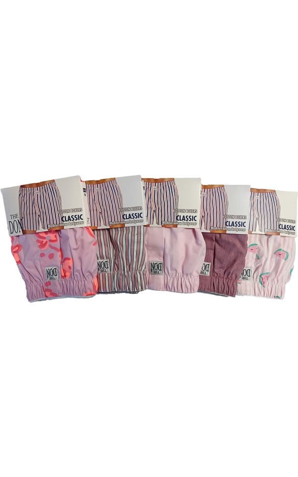 The DON Poplin Erkek Boxer 5'li Paket 5P3 (M)