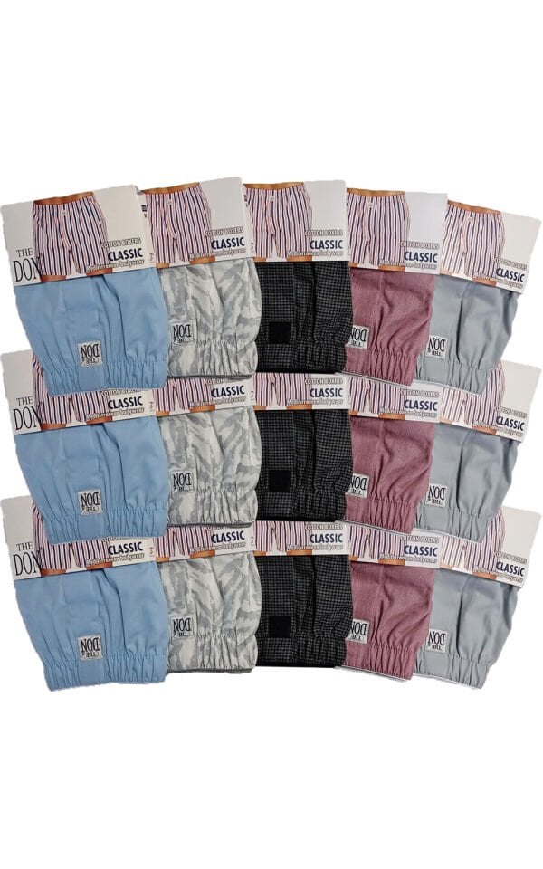 The DON Poplin Erkek Boxer 15'li Paket 15P10 (M)