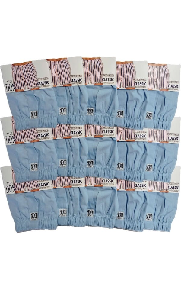 The DON Poplin Erkek Boxer 15'li Paket 15P10 (M)