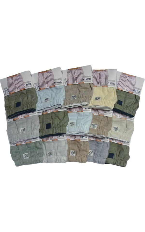The DON Poplin Erkek Boxer 15'li Paket 15P7 (M)