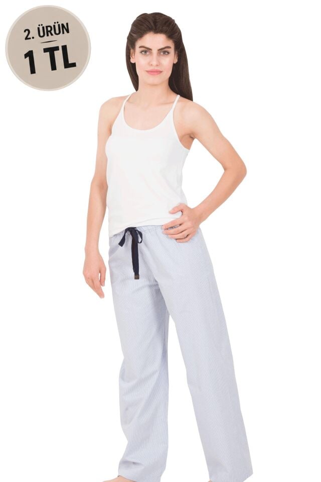 The DON Kadın Tembel Pantolon Desen 35