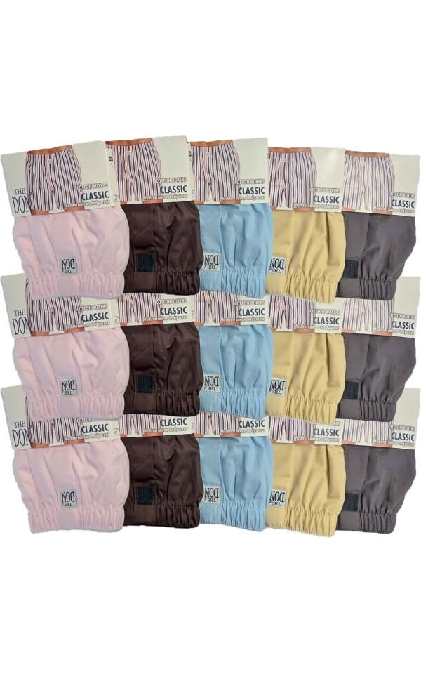 The DON Poplin Erkek Boxer 15'li Paket 15P7 (L)