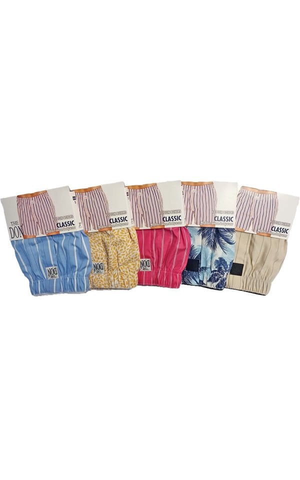 The DON Poplin Erkek Boxer 5'li Paket 5P5 (S)